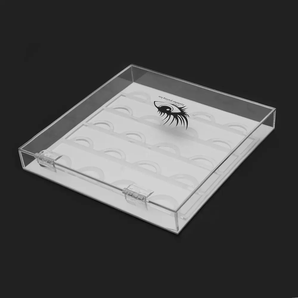 

False Eyelash Display Box Acrylic Eyelash Storage Organizer Makeup Tool Case