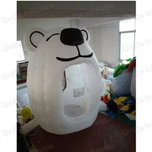 Inflatable money grab game box inflatable cash cube money machine