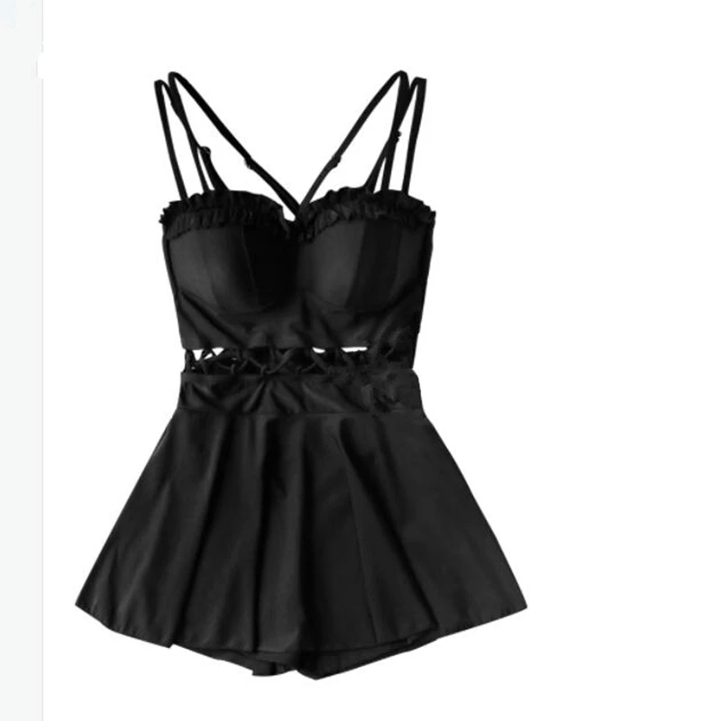 

New Women Black Skirt Bathing Suit Swimsuit Sexy Backless Swimming Dress Summer Swimwear Ladies Swim Suits Sports Beach Wear
