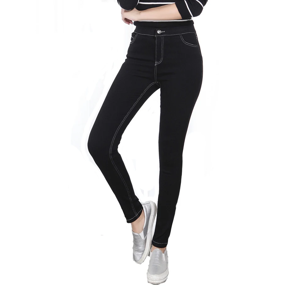 Buy skinny jeans woman high Waist Fashion Women slim