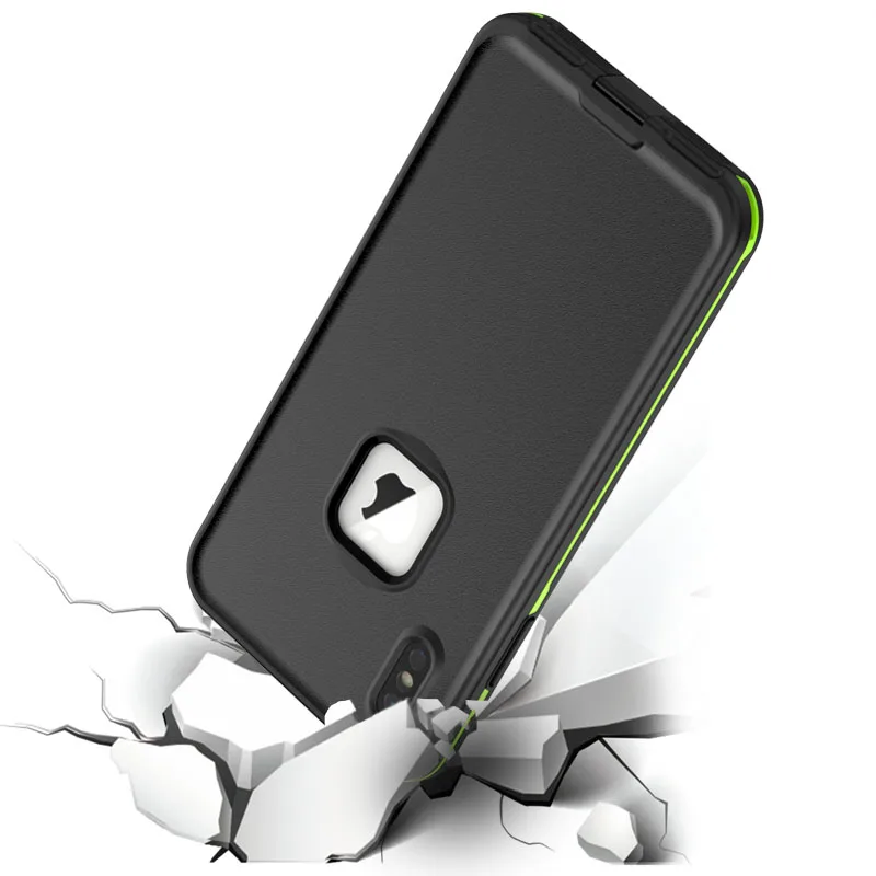 IP68 водонепроницаемый чехол для iPhone X XS MAX XR чехол для samsung S10 плюс Чехол чехол в огненно-красную точку против падения Дайвинг 6 м