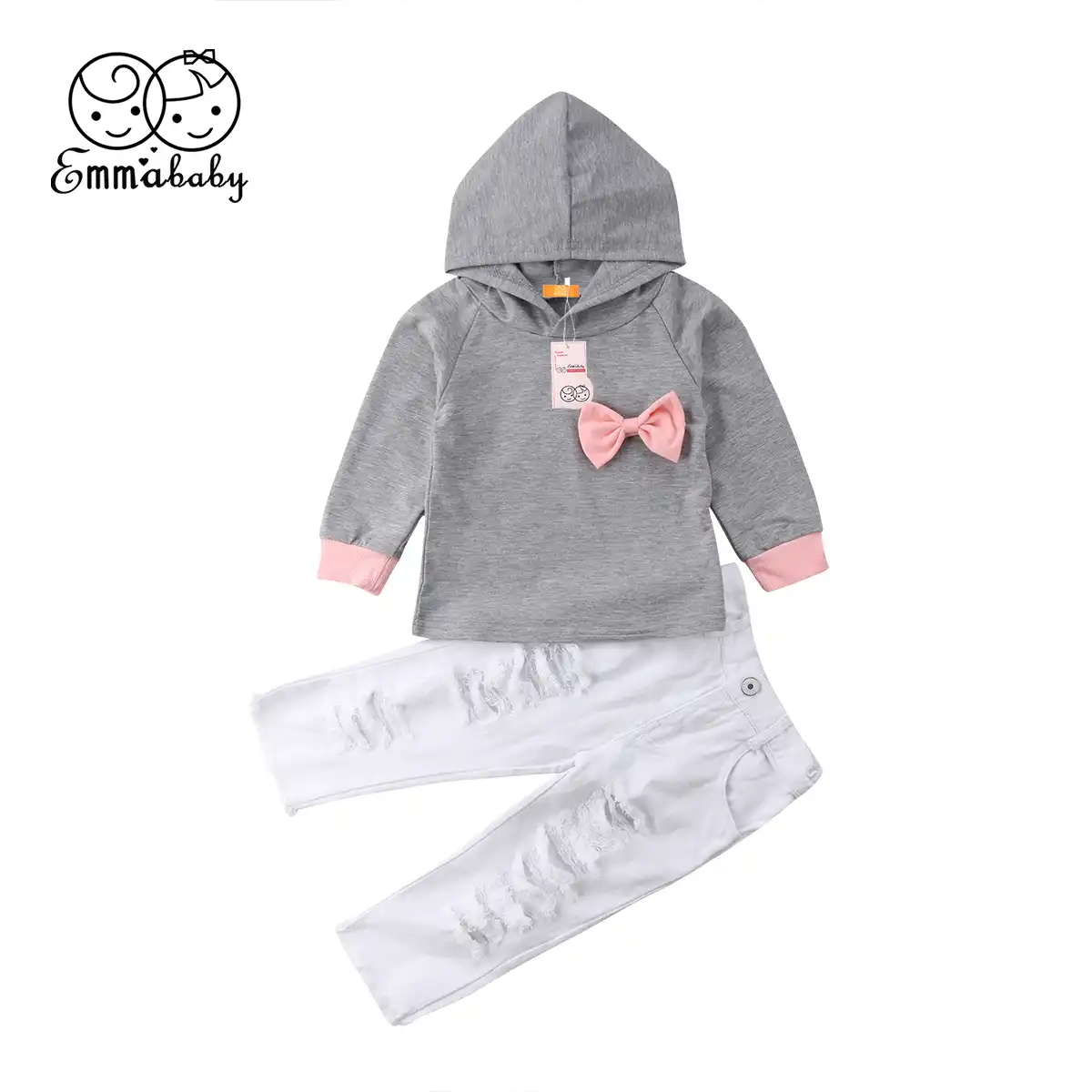 baby girl hoodie set
