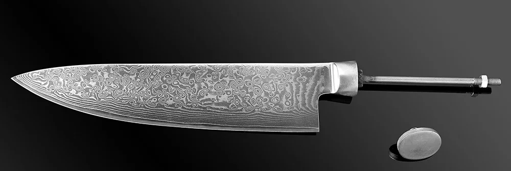 XITUO High Quality Damascus Chef Knife Blade Blank DIY Handmade Creation Kitchen Steel Billet Material Hand Tools Turkey Salmon