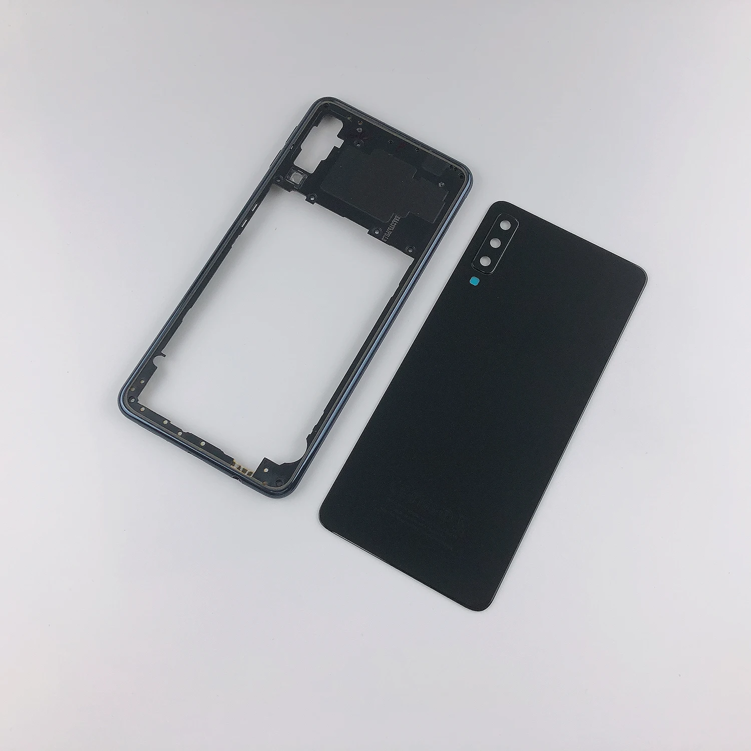 

For Samsung Galaxy A7 2018 SM-A750F A750F A750 Housing Middle Frame Cover + Battery Back Glass Cover