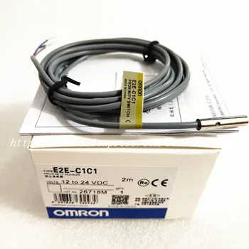 

2PCS E2E-C1C1 M6 NPN 12V-24V NO Omron Proximity Switch Sensor New High Quality