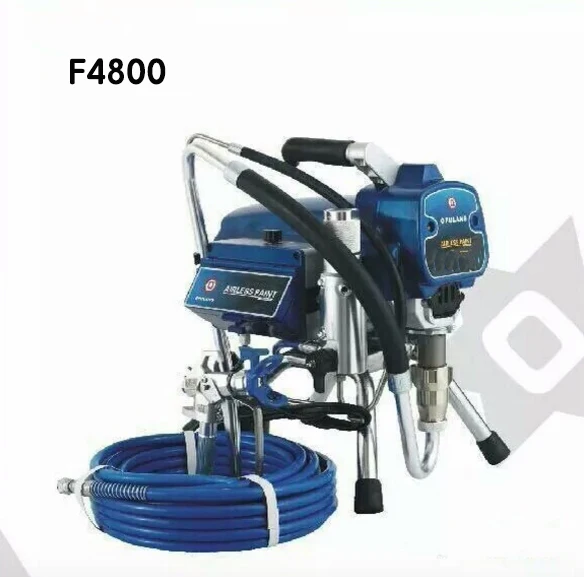 전기 피스톤 펌프 에어리스 페인트 분무기 F4800, 페인트 분사기