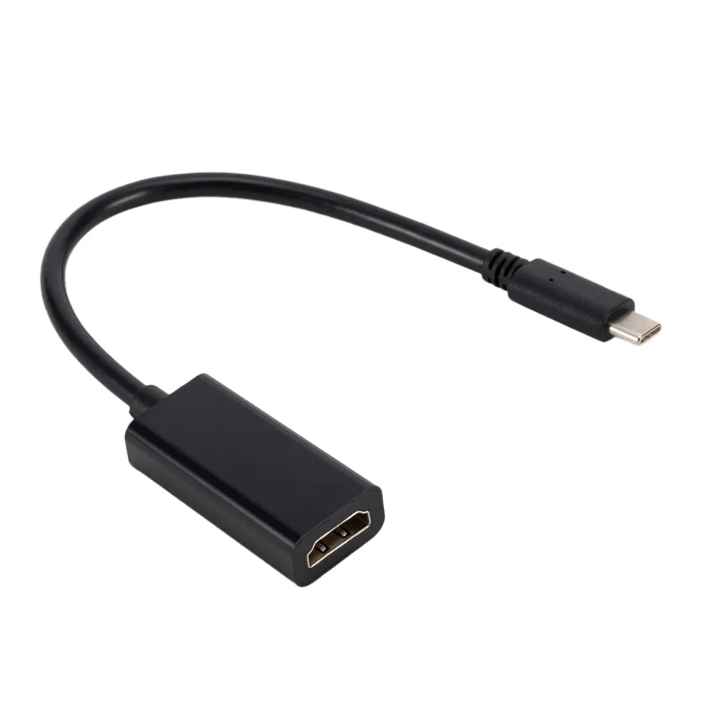 MEMTEQ 16 см usb type c usb hdmi кабель черный Тип c к HDMI HD кабель USB 3,1 к HDMI компьютерный телефон подключен HD tv для samsung