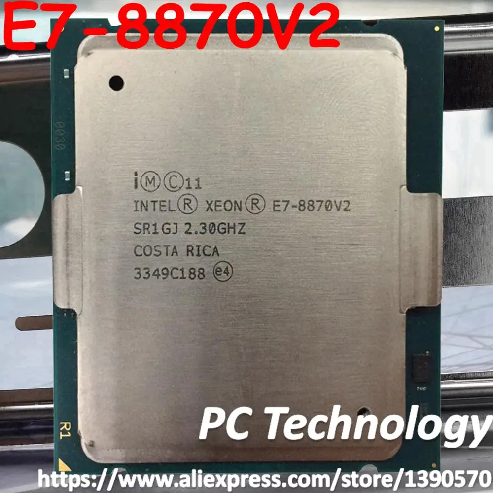 Intel Xeon E7-8870V2 SR1GJ LGA2011-1 Процессор процессор E7-8870 V2 2,30 ГГц 15-ядер возможностью погружения на глубину до 30 м E7 8870V2 E7 8870 V2