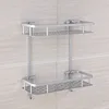 Étagère de salle de bain en aluminium, étagères de salle de bain, poinçon/pas de poinçon ► Photo 3/5