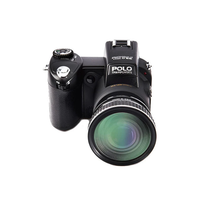 2018 HD JOZQA POLO D7200 Digital Camera 33Million Pixel Auto Focus Professional SLR Video Camera 24X Optical Zoom Three Lens