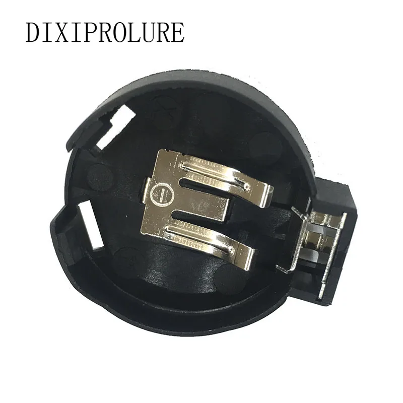 

5PCS/LOT CR2450 2450 Coin Cell Button Battery Socket Holder Case 2 Pins Black.