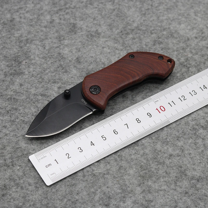 

SDIYABEIZ Hot sale New Small Camping Pocket Knife Utilty Folding Tactical Knives Rescue Tool Edc Wood Handle Outdoor Multi Tools