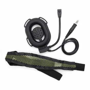 

PTT K Plug Tactical Headset Fit Left Ear With Military