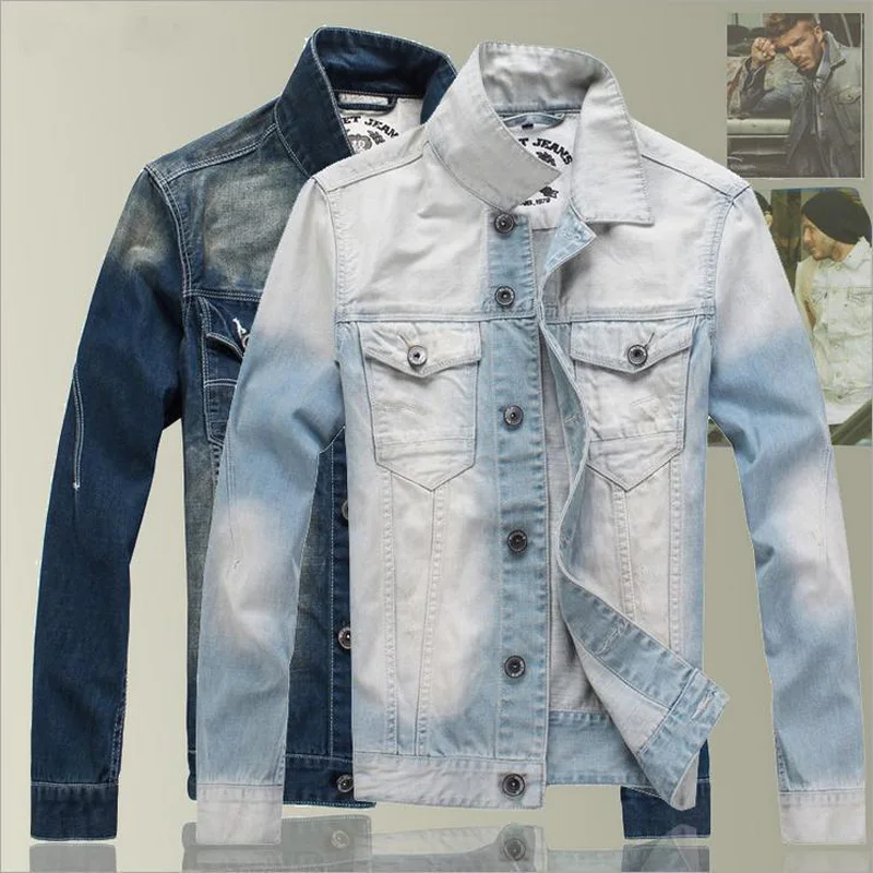 various colors attractive price really cheap New Retro Classics Denim Jacket Men Clothes Casual Slim Washes ... various colors attractive price really cheap New Retro Classics Denim Jacket Men Clothes Casual Slim Washes ...