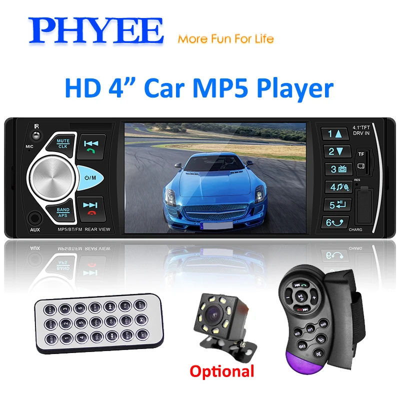 Car Auto MP3 Player USB FM AUX Bluetooth Radio Multimedia Audio Video 8809