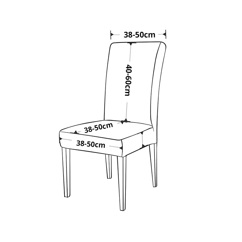 Геометрический стиль растягивающийся спандекс съемные чехлы на стулья для столовой для дома, свадьбы, отеля, вечерние эластичные чехлы на стулья