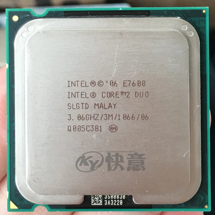 Процессор Intel Core 2 Duo E7600 cpu(3,0 ГГц/3 м/1066 ГГц) Socket 775