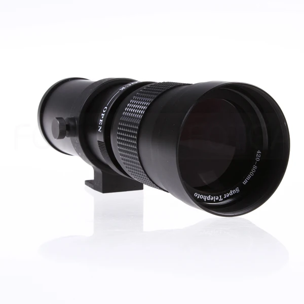 420-800mm f8.3-16 Super Telephoto lens T mount for Fujifilm fuji FX X X-Pro1 x-E1 x-M1 X-E2 X-A camera