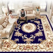 Европейский дворцовый ковер для гостиной, диван, журнальный столик, ковер для домашнего декора, ковер для спальни, тканый коврик для кабинета, толстый коврик