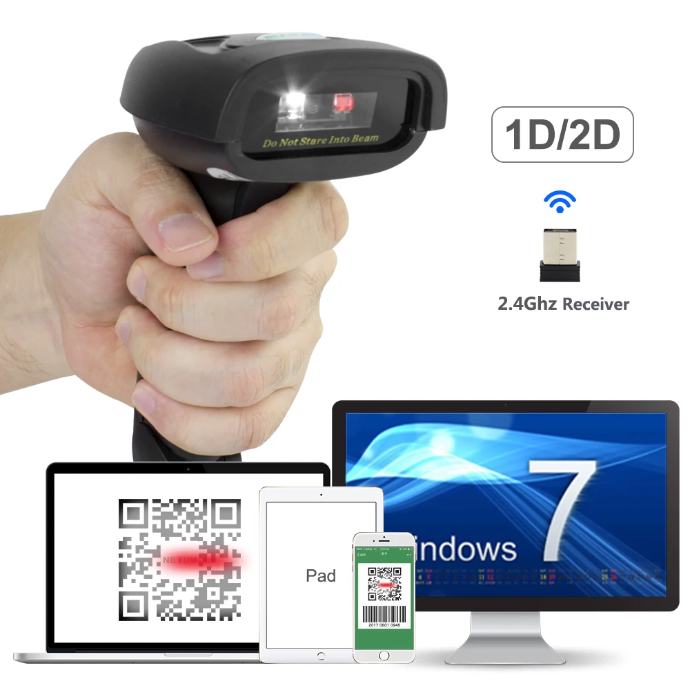 NT 1228W Беспроводной 2D QR сканер штрих кода и 1228BC Bluetooth CCD считывания кодов 1228 USB
