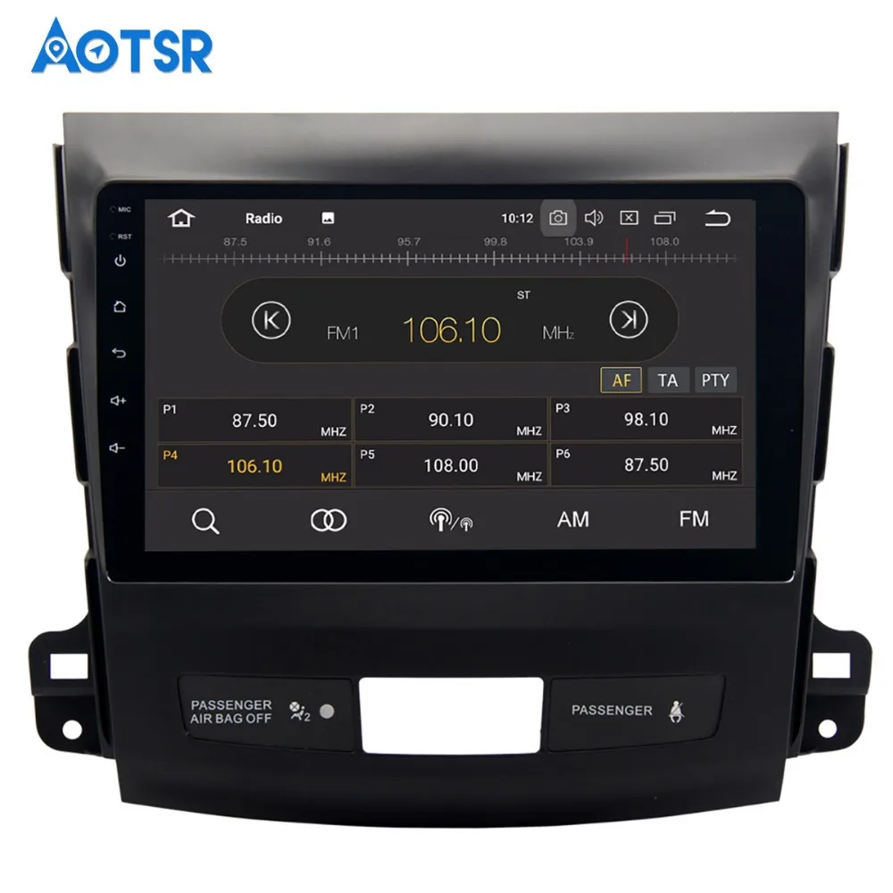 Excellent 9"IPS Android 8.0 Car GPS Radio Player for Mitsubishi Outlander 2007-2011 with Octa Core 4GB+32GB GPS map Navigation Multimedia 14