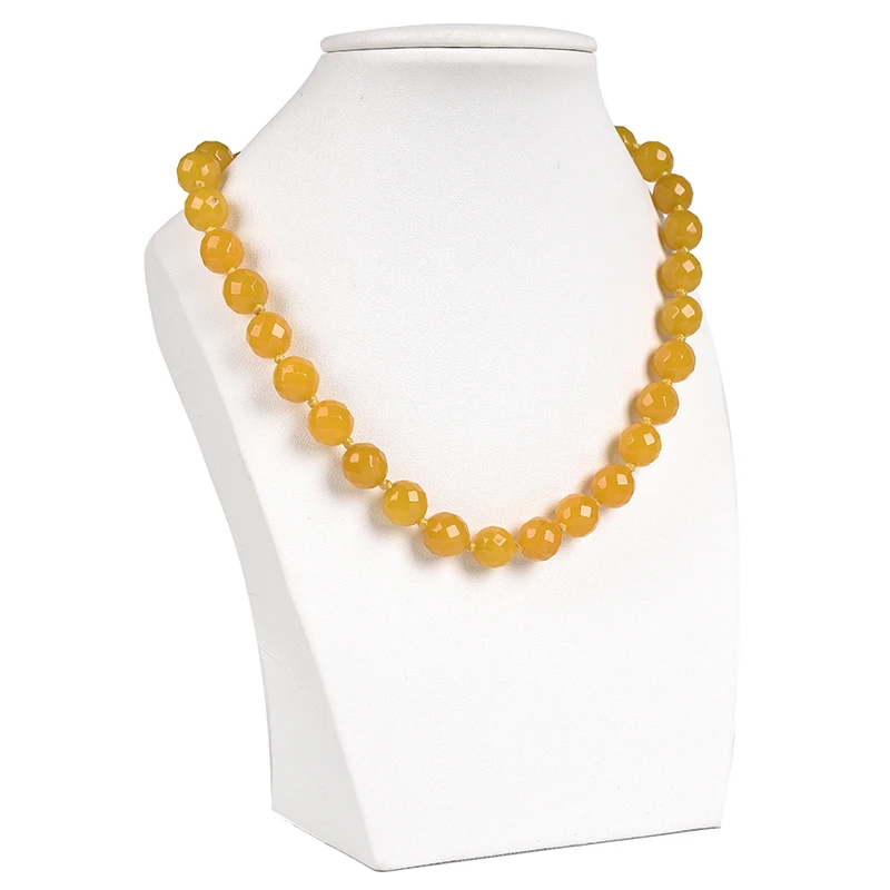 

The dazzling yellow With a bright sheen Topaz jasper necklace People noble for the Topaz jasper necklage.