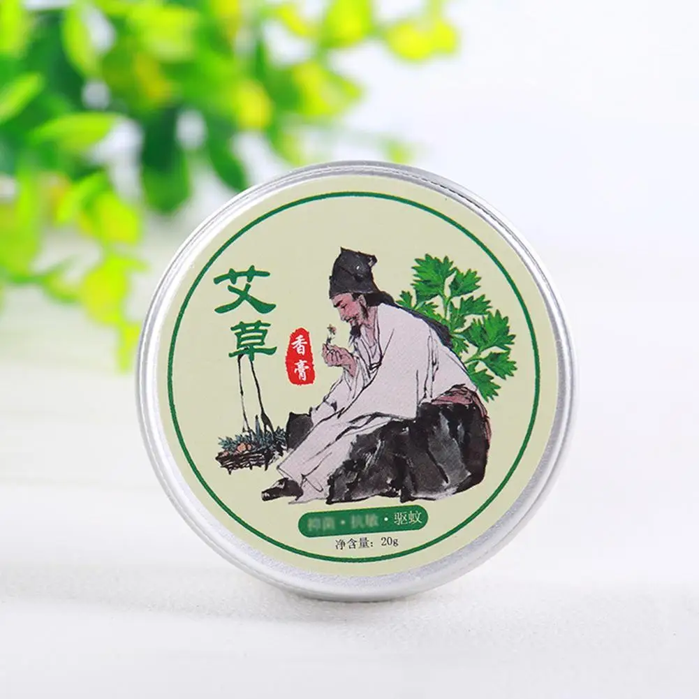

1Pc Moxa Herb Ointment Anti-Mosquito Bite Anti-Itching Cool Essence Acupuncture Anti-inflammation Leaf Bacteriostasis Plaster