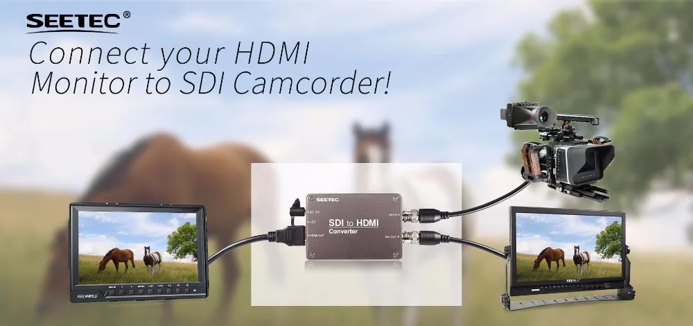 Seetec HDMI к SDI Мини конвертер вещания Профессиональный 3G-SDI конвертер соединений HTS