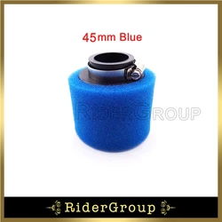 Universal High-Performance Air Filter Cleaner for Engine Carburetors (45mm Blue)