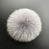 MPPM Real Fox Fur Pompom Genuine Fur Pom Poms Ball for Hats&Caps Big Natural Fur Pompon Ball For Shoes Bags Accessories 5
