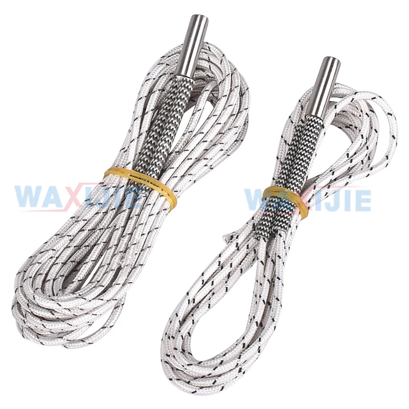 

5PCS/Lot Ceramic Cartridge Heater For J-head Extruder 6mm*20mm Heating Tube Heated Rod 1m 2m 12V50W 24V50W 3D Printers Parts
