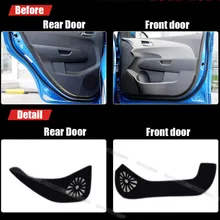 4 шт. тканевая дверца защитные подстилки анти-кик декоративные колодки для Chevrolet Aceo