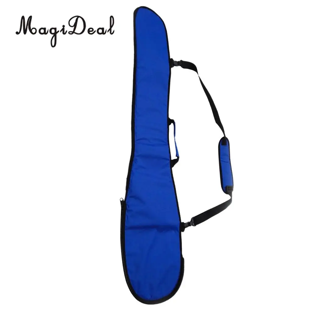 

Deluxe Padded Split Kayak Paddle Bag with Carry Handle/Shoulder Strap Black/Blue for Water Sports Canoeing Rafting SUP Cover