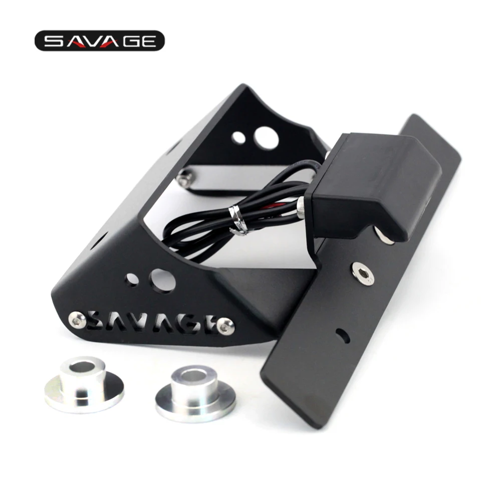 

License Plate Holder For Bajaj Pulsar 200 NS 180 NS 150 135 NS Motorcylce Accessories Tail Tidy Fender Eliminator Aluminum Plate