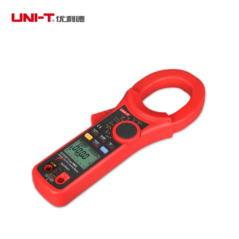 

UNI-T UT222 2500A True RMS Digital Clamp Meter UT222 Electronic Tester Frequency Multimeter LCD Backlight