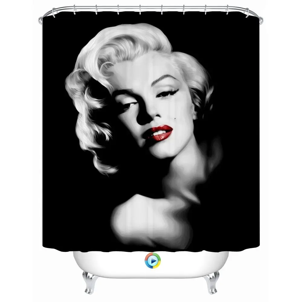 

Marilyn Monroe Waterproof Polyester Shower Curtain Bath Decor Curtain 72 " x 72