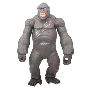 

18" The Movie Ver Kong: Skull Island Chimpanzee Kong Creative Art Craft PVC Action Figure Collectible Model Toy OPP 45CM B920