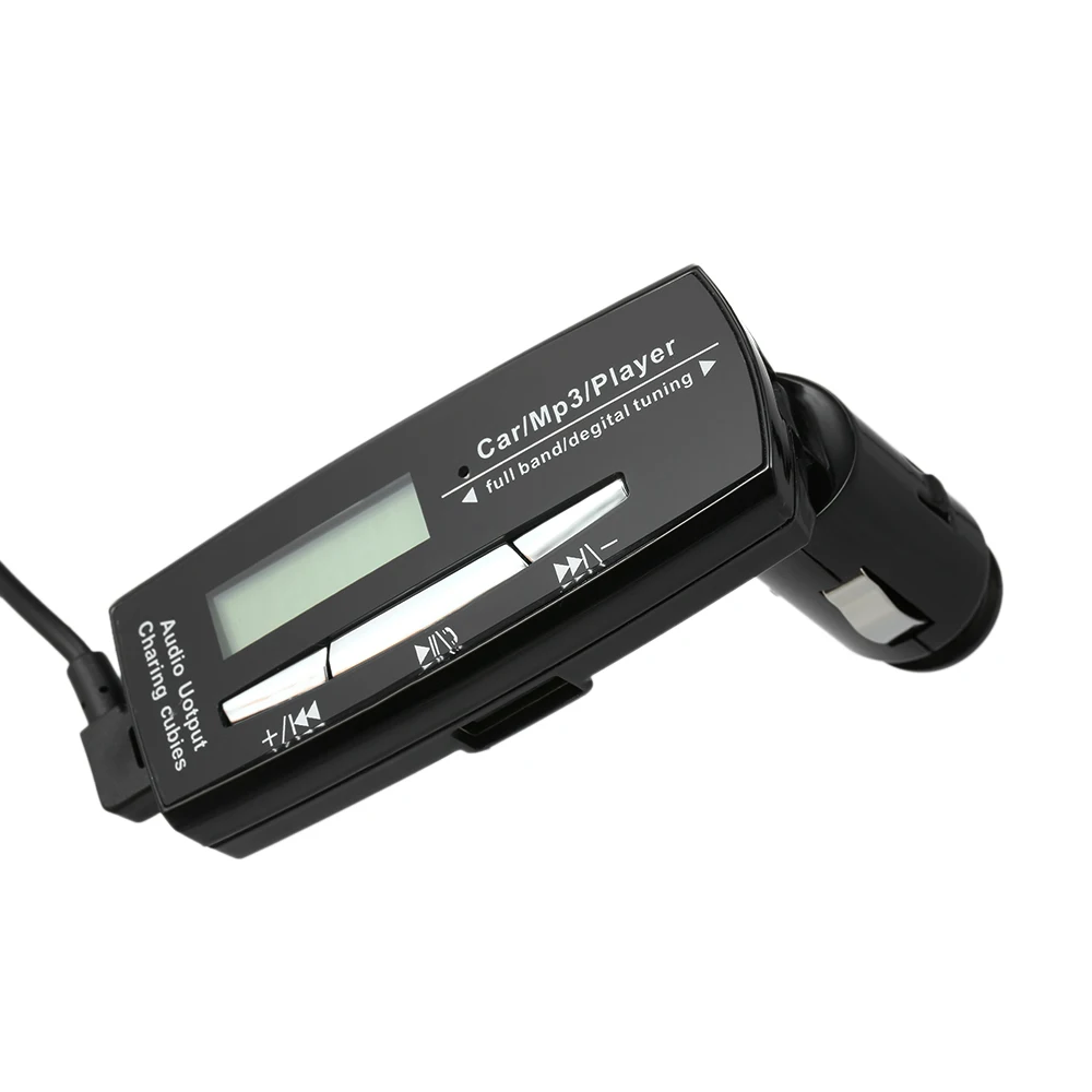 

BT 2.1 MP3 Player Hands-free Call MP3 WMA U-disk AUX output Charging LED Screen Power-off Memory Stereo Car Kit Speakerphone