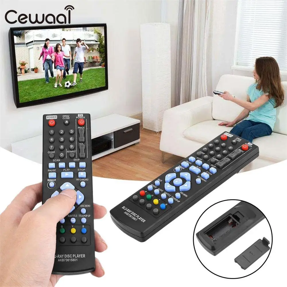 Cewaal Замена RC AKB73615801 пульт дистанционного управления для LG DVD Blu Ray плеер BP320 BP220 BP200