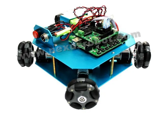 4WD 58 мм Omni колеса Arduino робот Комплект 10020