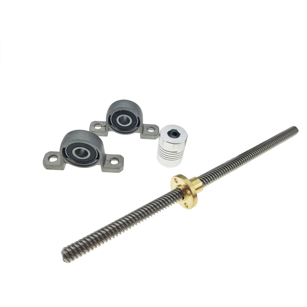 3D طابعة CNC T8-400mm الرصاص المسمار مجموعة KP08 رمح اقتران موضوع 8 مللي متر T8 Lead8mm Length100mm200mm300mm450mm500mm600mm THSL قضبان 3D طابعة CNC T8-400mm الرصاص المسمار مجموعة KP08 رمح اقتران موضوع 8 مللي متر T8 Lead8mm Length100mm200mm300mm450mm500mm600mm THSL قضبان