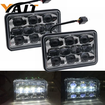 

Yait 4x6 led Headlights 4"x6" Sealed Beam Rectangular Replacement with H4 High Low Beam Turn Signal For Chevrolet Ford Trucks