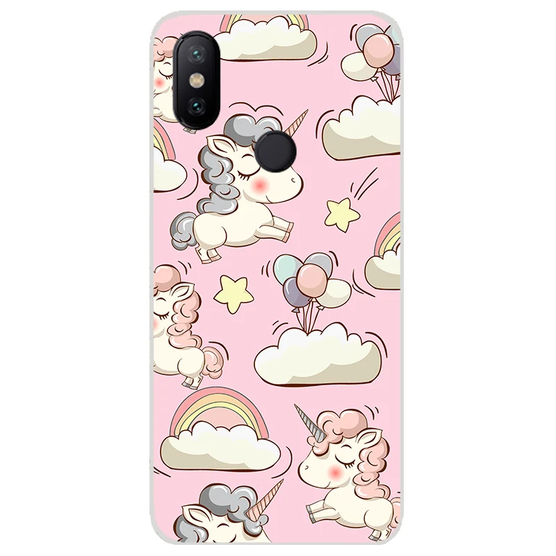 3D Cute Design For Xiaomi mi 6x case cover,20 patterns dog cat for Xiaomi mi 6x phone cases silicone BiNFUL 17