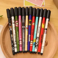 6 шт./лот прекрасный печатных гелевая ручка Kawaii милые Корея школьные принадлежности канцелярские