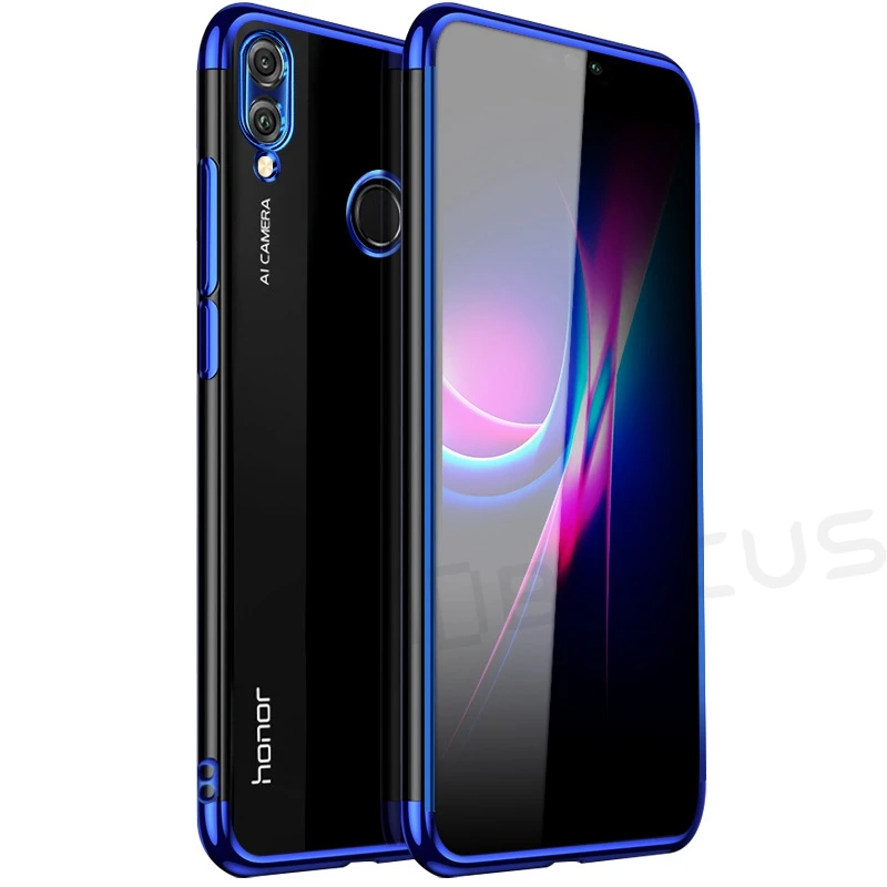 Модный прозрачный силиконовый чехол для huawei Honor 8X JSN-L21 чехол 8 X Honor View 10 Lite HRY-LX1 COL-L29 Тонкий чехол