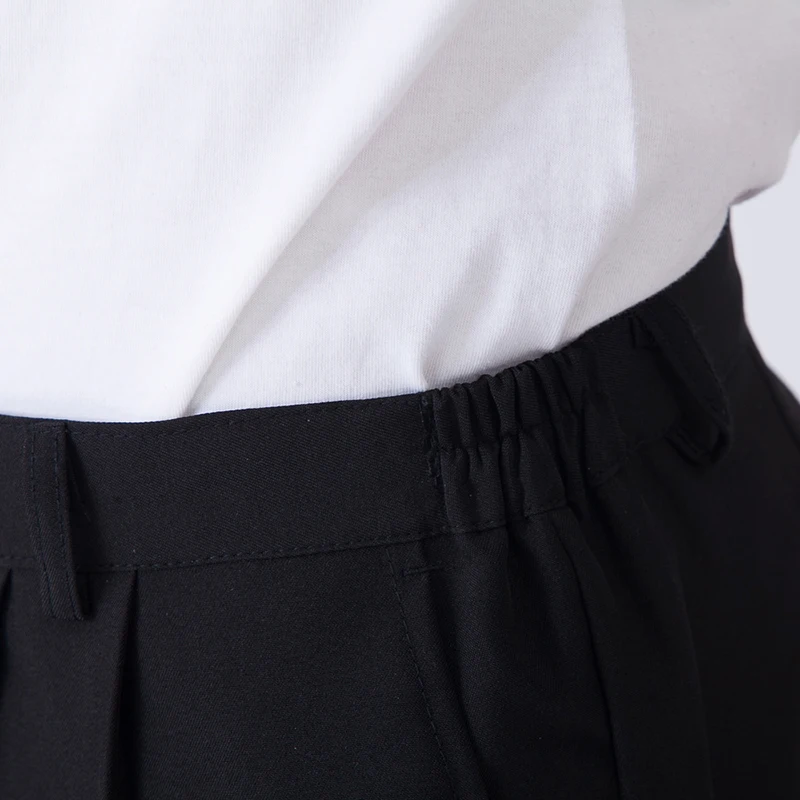 Male Chef Pants Apron Waiters Work Pants Adult Professional Chef Trousers Business Straight-tube Casual Trousers Apron B-6270