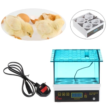 

Automatic 4 Egg Incubator Chicken Hatcher Temperature Control Digital Temperature Small Brooder