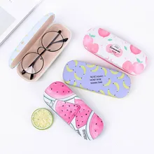 Портативный чехол для солнцезащитных очков ярких цветов с надписью и фруктовым узором, коробка для очков NGD88