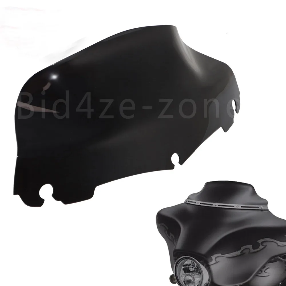 

Black 9" Wave Windshield Windscreen For Harley Electra Street Tri Glide FLHX FLHT Touring 2014-2018 2015 2016 2017 Motorcycle