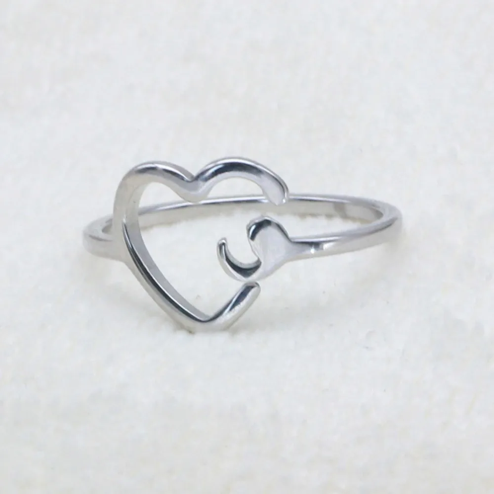 Beautiful Multi Symbol Adjustable Ring for Girl Display 3